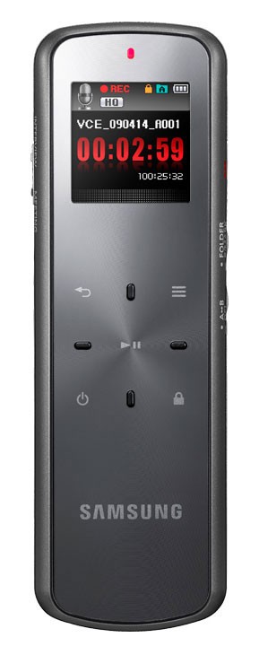 Диктофон цифровой Samsung YP-VX1ZB 1Gb