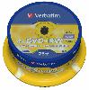  DVD+RW Verbatim 4.7Gb 4x Cake Box (25) 43489