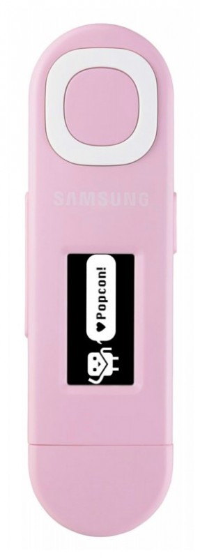 Плеер Flash Samsung YP-U5QP 2Gb розовый