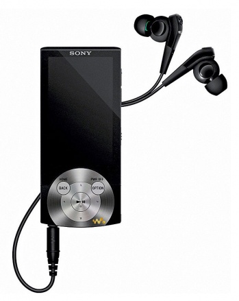 Плеер Flash Sony NWZA845B 16Gb чёрный