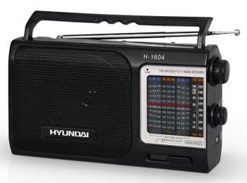 Радиоприемник Hyundai H-1604 черный