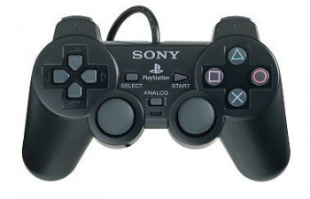 Контроллер Dualshock для Sony PlayStation2 Чёрный (PS719102205)