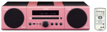 Микросистема Hi-Fi Yamaha MCR-040 USB iPod dock розовый