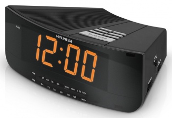 Радиобудильник Hyundai H-1527 черный