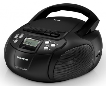 Аудиомагнитола Hyundai H-1407 черный