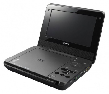 Портативный DVD Плеер Sony DVP-FX750B 7" черный