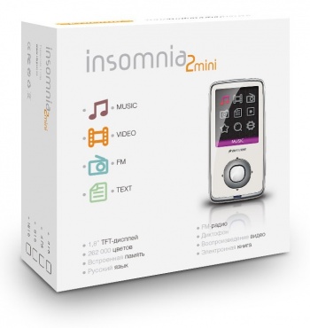  Flash Digma Insomnia2 mini 4Gb FM 1.8" TFT display black