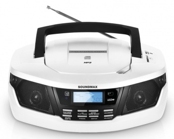 Аудиомагнитола Soundmax SM-2406 белый