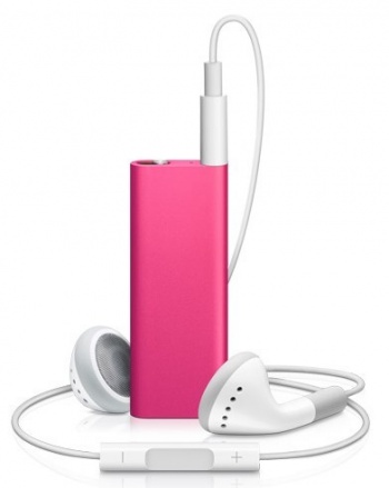 Плеер Flash Apple iPod Shuffle 4Gb розовый MC331
