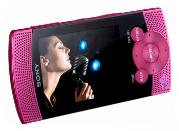 Плеер Flash Sony NWZS544P 8Gb D&D розовый
