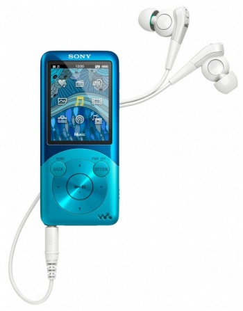 Плеер Flash Sony NWZS754 8Gb blue