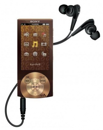 Плеер Flash Sony NWZA844T.CEV 8Gb with OLED дисплеем brown