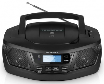 Аудиомагнитола Soundmax SM-2406 черный