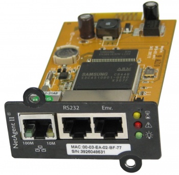 Адаптер Powercom SNMP для ИБП NetAgent II(BK506) внутренний 3порта