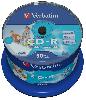  CD-R Verbatim 700Mb 52x Wide Printable (50) 43438