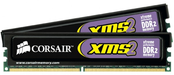  DDRII 2048Mb 800MHz Corsair 2x1GB CAS 5 5-5-18 (TWIN2X2048-6400)