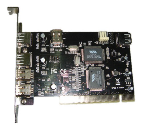  * PCI IEEE1394+USB2.0 (3+3)port VIA6307+6212 bulk