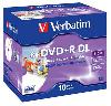  DVD+R Verbatim 8.5GB DL 8x Printable Jewel Case(10) 43665