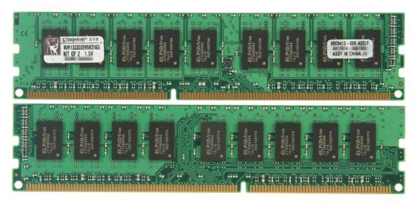  DDR3 4096Mb 1333MHz ECC CL9  Kit of 2 w/Thermal Sensor Intel KVR1333D3E9SK2/4GI