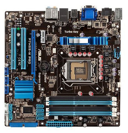   Asus P7H55-M PRO Soc-1156 iH55 DDRIII mATX SATA AC'97 8ch LAN-Gbt