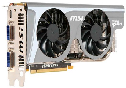  MSI PCI-E NV N460GTX HAWK Talon GF460GTX 1G 256b DDR5 810/3900 D-DVI+mHDMI RTL