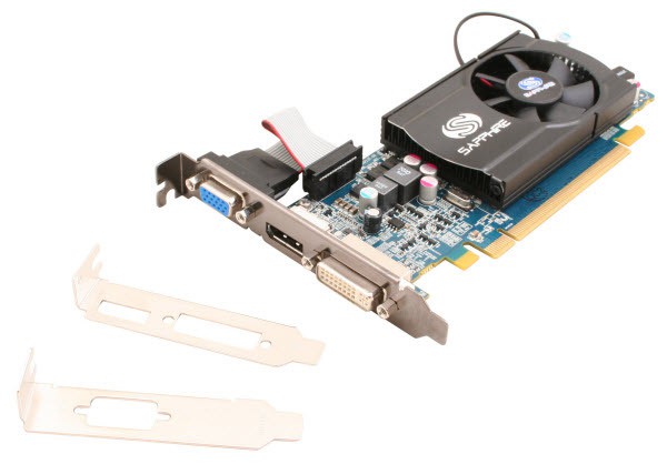  Sapphire PCI-E ATI HD5570 HM w/1G DDR3 VGA/DVI-I/DP VRAM Lite RTL