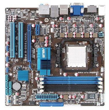   Asus M4A785D-M PRO Soc-AM2 AMD785G DDRII mATX AC'97 8ch LAN-Gbt +VGA +RaiD