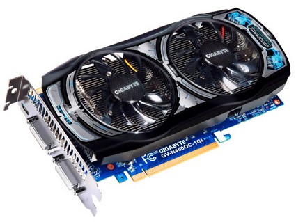  Gigabyte PCI-E NV GV-N450OC-1GI GTS450 1024Mb 128bit DDR5 830/3608 HDMI+DVI*2 RTL