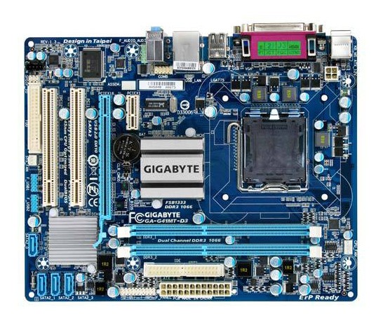   Gigabyte GA-G41MT-D3 Soc-775 iG41 DDRIII mATX SATA AC'97 8ch. LAN-Gbt +VGA