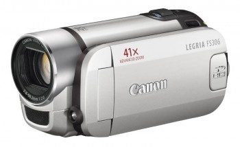 Видеокамера Canon LEGRIA FS306 E KIT серебристый 0.8Mpix 37x SD/SDHC 2.7"