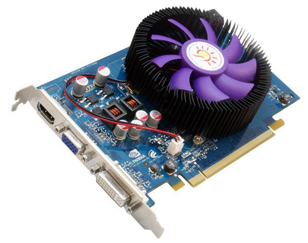  Sparkle PCI-E NV GT240 1024Mb 128bit DDR5 OC+3D Glasses DVI-I+HDMI+CRT RTL