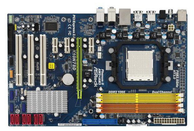   ASRock K10N78D Soc-AM2 nF720D ATX SATA AC'97 8ch LAN-Gbt +RaiD