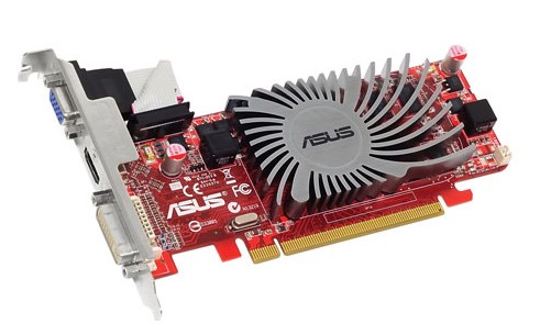  Asus PCI-E ATI EAH5450 SILENT/DI/1GD3 EAH5450 1024Mb DDR3 TV+DVI Low Profile RTL