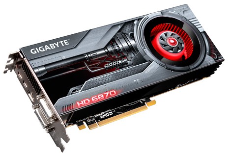  Gigabyte PCI-E ATI GV-R687D5-1GD-B R6870 1024Mb 256bit DDR5 HDMI+2DVI-I+mDP RTL