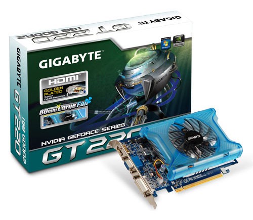  Gigabyte PCI-E NV GV-N220D2-1GI GF220 1024Mb 128bit DDR2 625/800 HDMI+DVI-I RTL