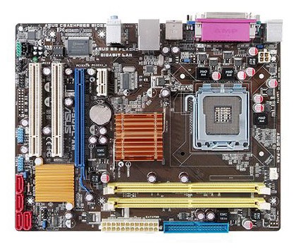   Asus P5QPL-AM Soc-775 iG41 mATX SATA AC'97 6ch LAN-Gbt +VGA