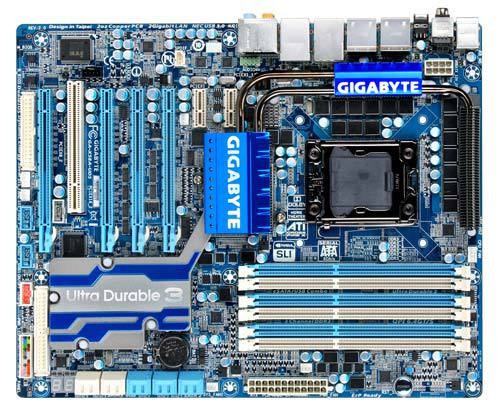   GIGABYTE GA-X58A-UD5 Soc-1366 iX58 DDRIII ATX AC'97 8ch LAN-Gbt +1394 +RaiD+USB3.0