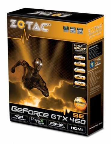  Zotac PCI-E NV ZT-40409-10P GTX460 SE 1024Mb 256bit DDR5 680/3400 DUAL-DVI+HDMI+DP RTL