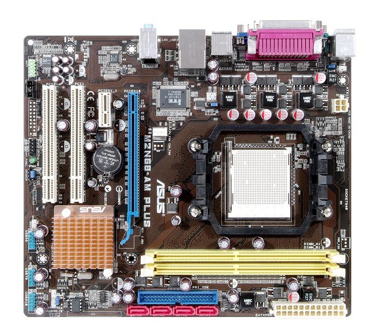   Asus M2N68-AM PLUS Soc-AM2 GF7025-630 mATX SATA AC'97 6ch LAN-Gbt +VGA +RaiD