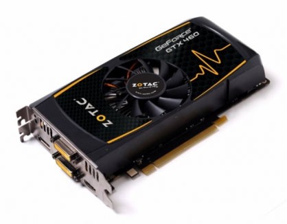  Zotac PCI-E NV ZT-40404-10P GTX460 768Mb Synergy 192b 710/3600 DDR5 DUAL-DVI+HDMI+DP RTL