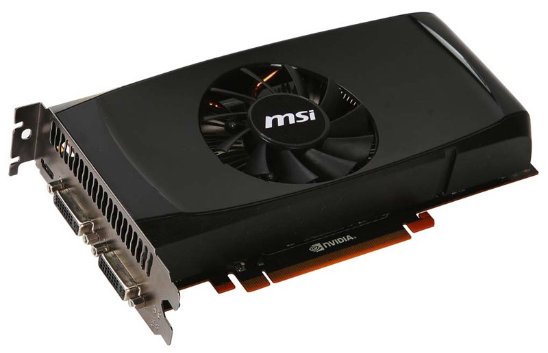  MSI PCI-E NV N460GTX-M2D768D5 GF460GTX 768Mb 192b DDR5 675/3600 D-DVI+mini HDMI RTL