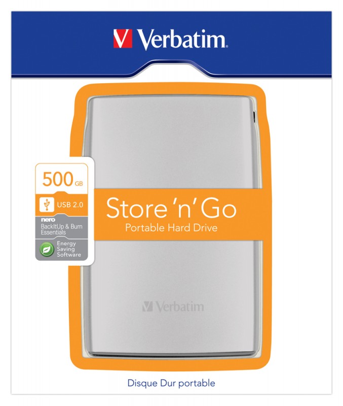   Verbatim USB 500Gb [53002] Store'n'Go (5400rpm) 8Mb 2.5" ()