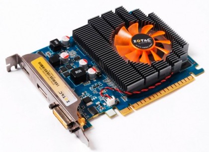  Zotac PCI-E NV ZT-40602-10L GT430 1G 128bit DDR3 700/1800 D-DVI+HDMI+DP RTL