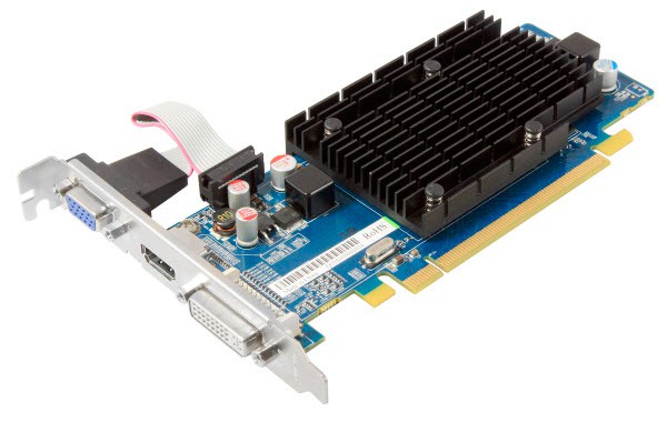  Sapphire PCI-E ATI HD5450 512Mb DDR3 HDMI/DVI-I/VGA Lite RTL