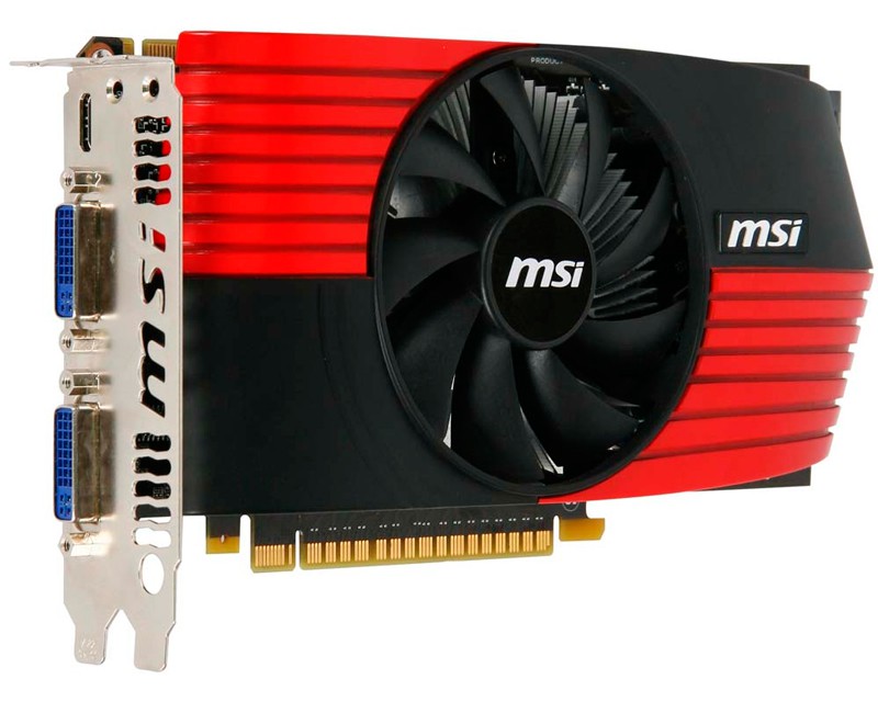  MSI PCI-E NV N450GTS-M2D1GD5/OC 1GD5 GF450GTS 1G 128b DDR5 DVI*2+mHDMI RTL