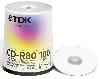  TDK CD-R 700MB 52x Cake Box (100) Printable (t19884) CD-R80PWWCBA100-V