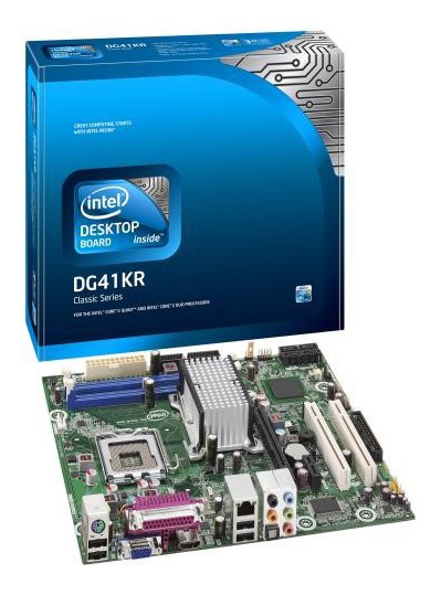 Мат.плата Intel Original DG41KR Soc-775 iG41 DDR3 mATX SATA Audio 8ch+LAN+HDMI+VGA (bulk)