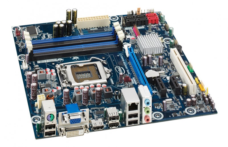 . Intel Original DH55TC Soc-1156 iH55 DDRIII-1600 mATX SATA Audio6ch+HDMI+DVI-D+VGA(bulk)