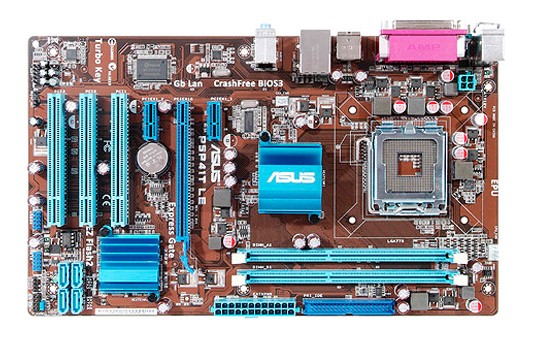   Asus P5P41T LE  Soc-775 iP41 DDRIII ATX SATA AC'97 6ch LAN-Gbt