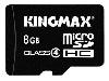   microSDHC 8Gb class4 + 1 adapter Kingmax